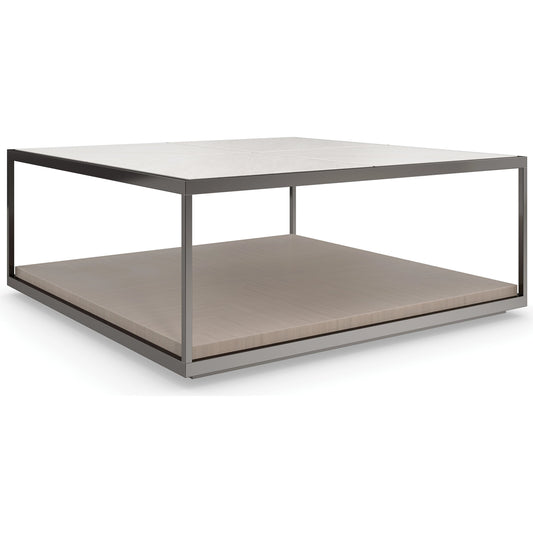 Cartesian by Caracole in natural and deep bronze, woodland grey. Made from birch, metal, stone, coffee japanese sen in a modern style.
