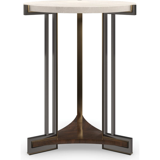 Key Element by Caracole in silver, walnut, bronze, gold and soft silver leaf, rich walnut, deep bronze, platinum gold. Made from birch, metal, marble in a modern style.
