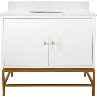 Clifford Bath Vanity by Worlds Away in dark burl wood. Made from hardwood solids, mdf, veneer, metal, marble, porcelain in a transitional style.