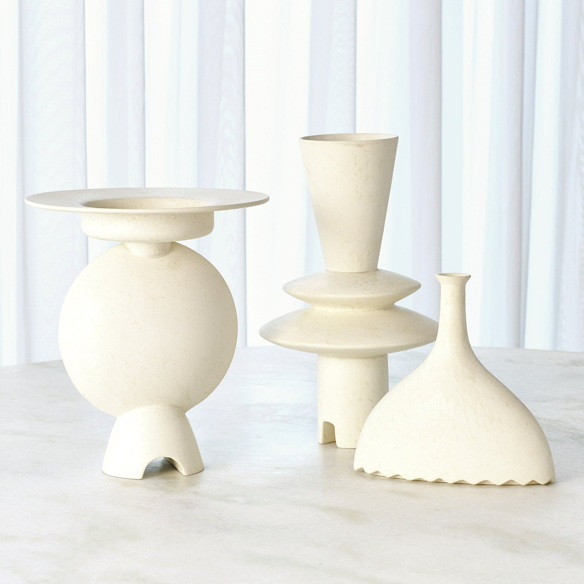 Adelyn Geometric Vase by Global Views. Made from ceramic in a eclectic & global style.