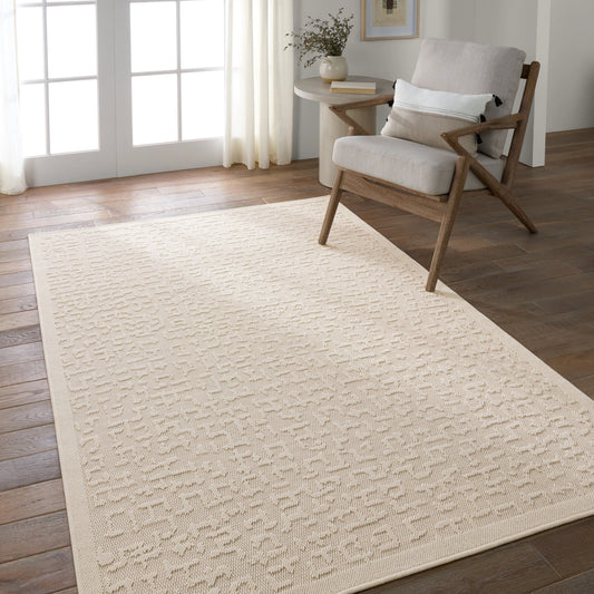 Continuum CNT01 Rug by Jaipur Living in cream. Made from 100% polypropylene in a unique style.