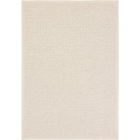 Continuum CNT01 Rug by Jaipur Living in cream. Made from 100% polypropylene in a unique style.