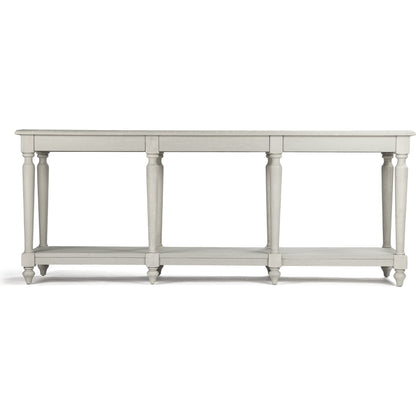 Alsace Buffet Table by Zentique in limed gray and oak. Made from oak in a traditional style.