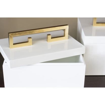 Avondale Boxes by Couture Lamps. Made from made of iron, mdf, resin material in a eclectic & global style.