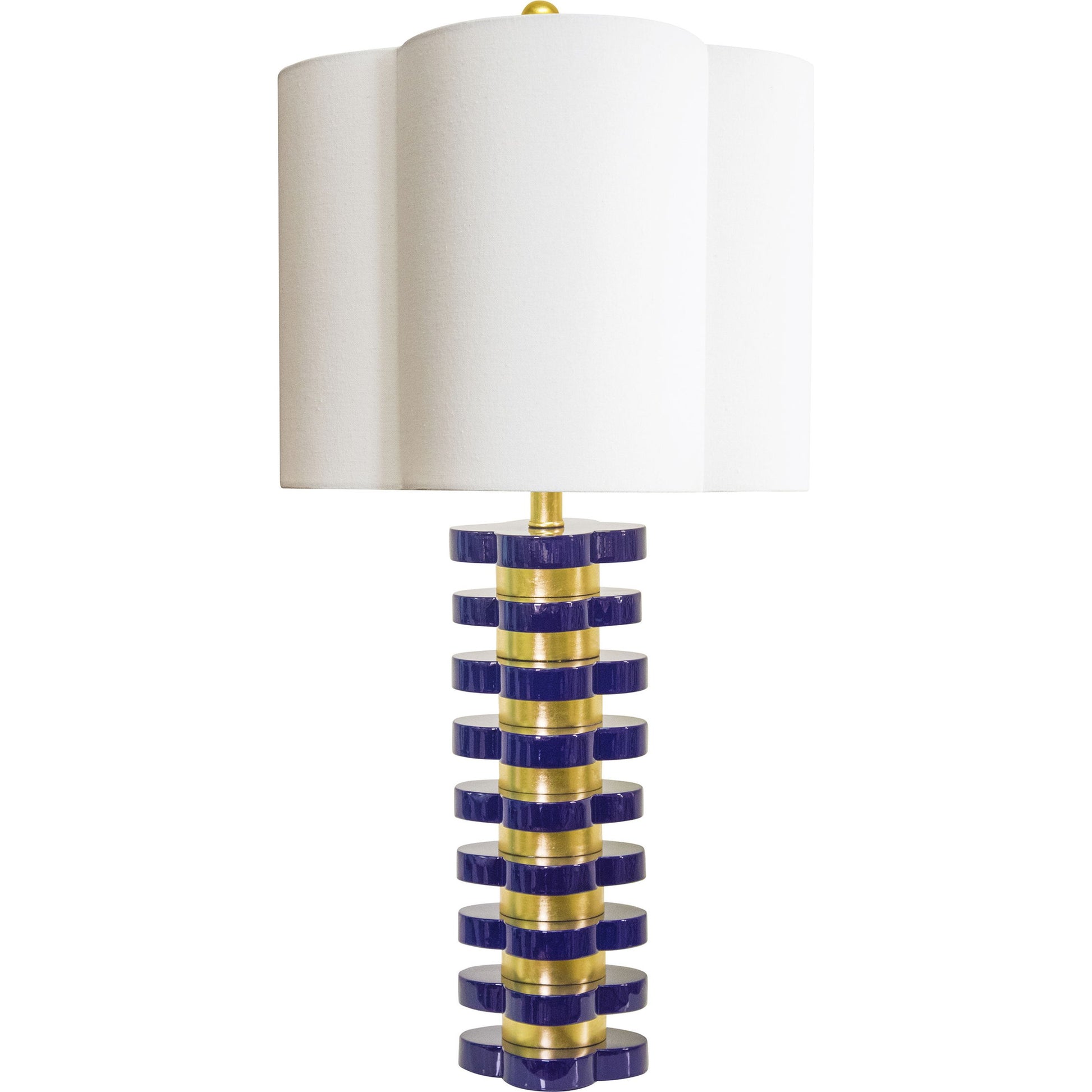 Quatrefoil Lamp by Couture Lamps. Made from mdf in a modern style.