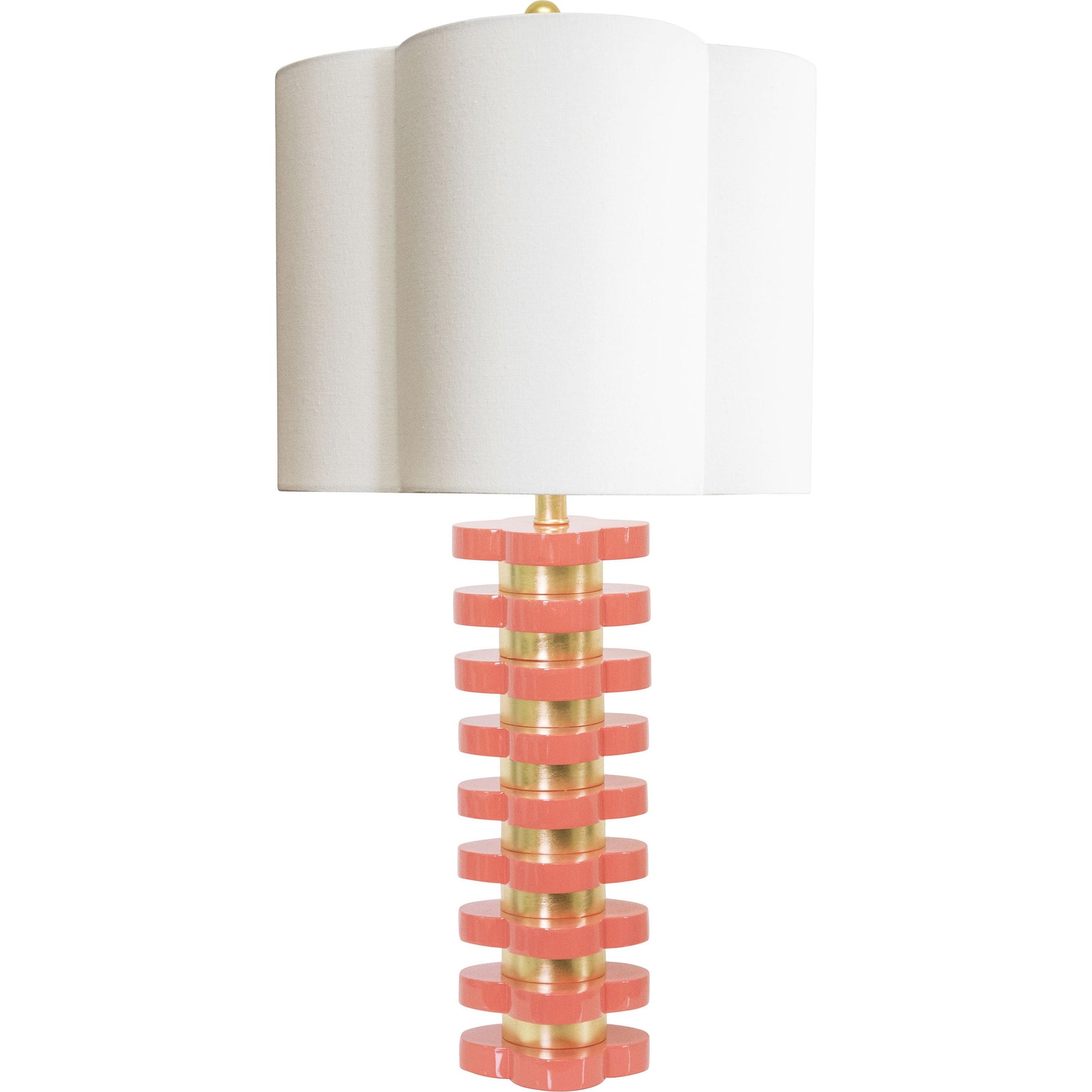Quatrefoil Lamp by Couture Lamps. Made from mdf in a modern style.