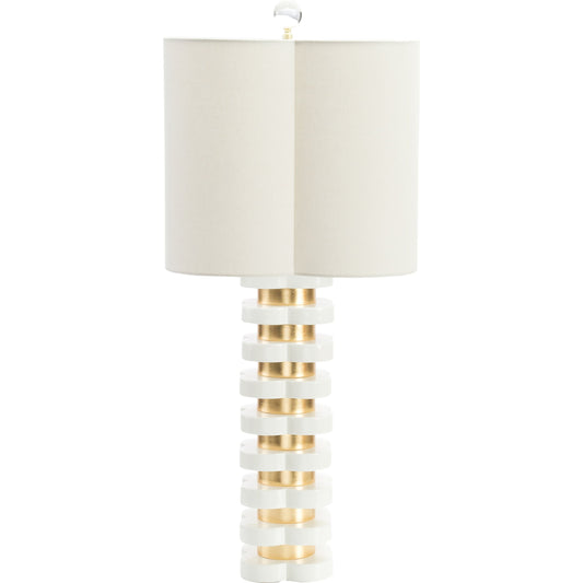 Quatrefoil Lamp by Couture Lamps. Made from mdf in a modern style.