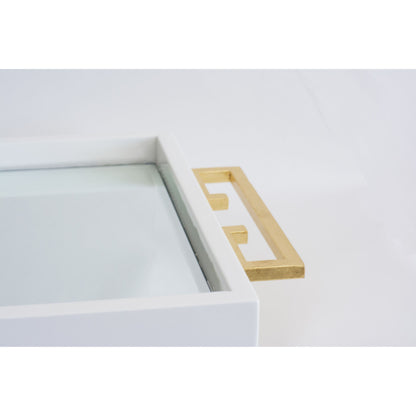 Avondale Tray by Couture Lamps. Made from mdf, mirror, iron in a eclectic & global style.