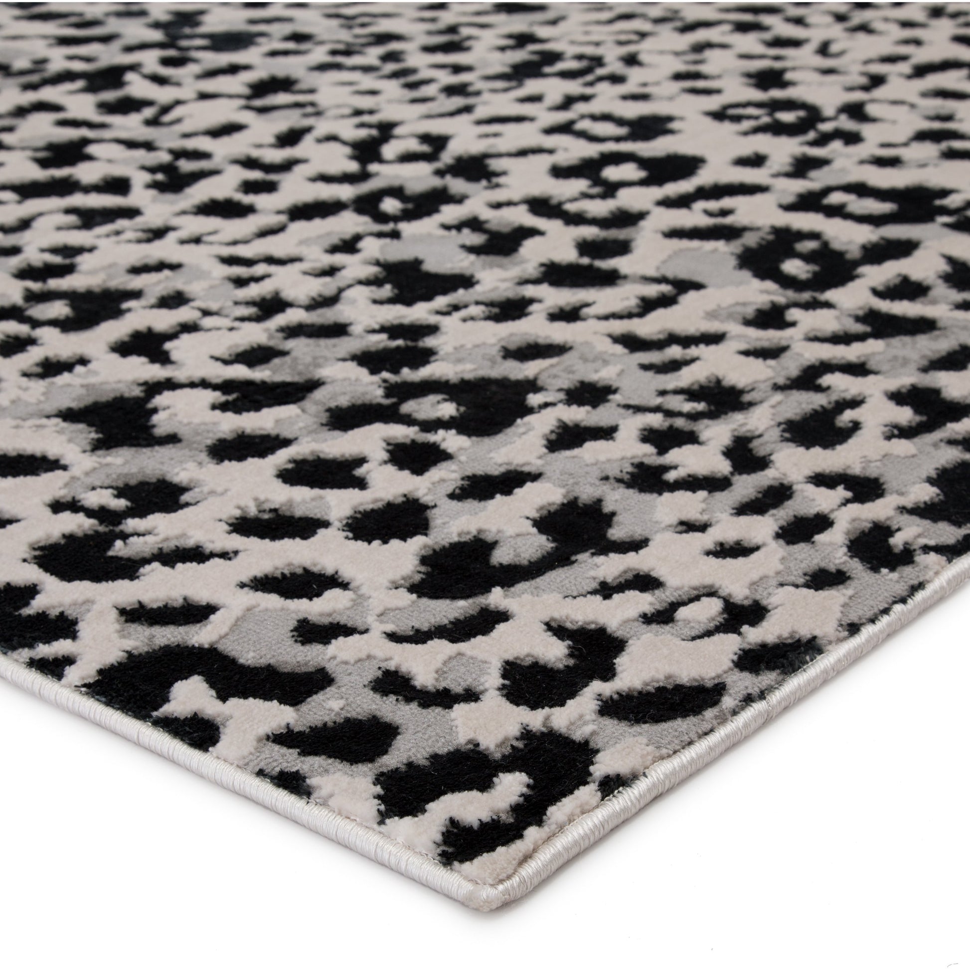 Catalyst CTY07 Rug by Jaipur Living in gray, black. Made from 35% metallic polyester, polypropylene, 30% polyester in a unique style.
