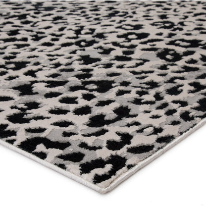 Catalyst CTY07 Rug by Jaipur Living in gray, black. Made from 35% metallic polyester, polypropylene, 30% polyester in a unique style.