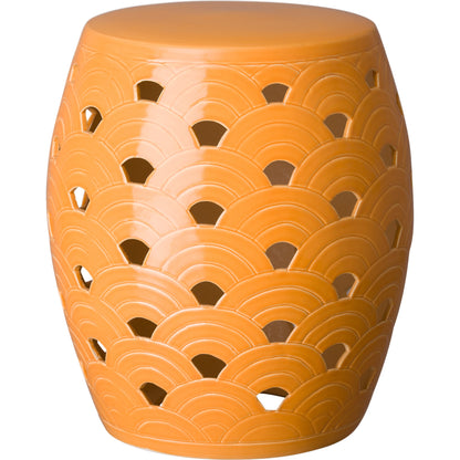 Wave Garden Stool by Emissary USA. Made from unique in a modern style.