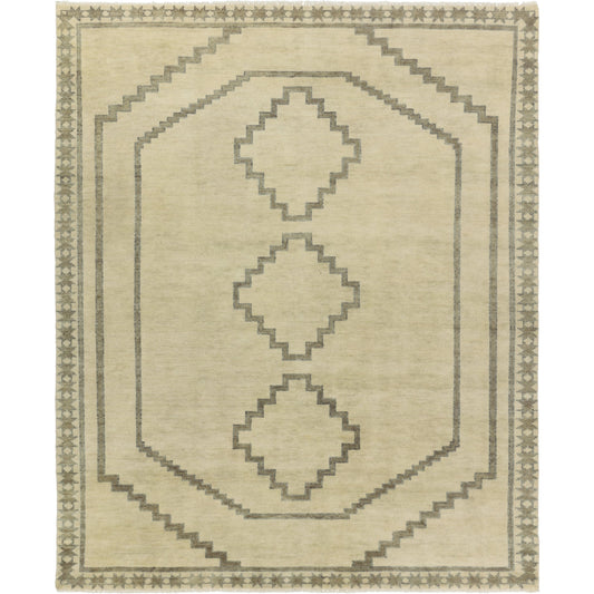 Cyprus CYP03 Rug by Jaipur Living in green, gray. Made from 100% wool in a unique style.