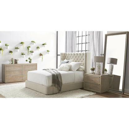 Caden Mirror by Essentials For Living in cream elm, gray pine. Made from reclaimed elm, reclaimed pine, glass in a modern style.