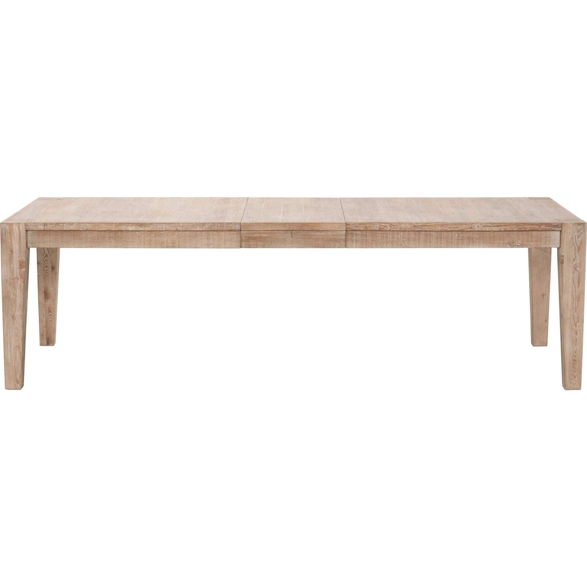 Canal Dining Table by Essentials For Living in smoke gray pine, brushed gold inlay. Made from reclaimed pine, reclaimed pine veneer, metal in a cottage & farmhouse style.