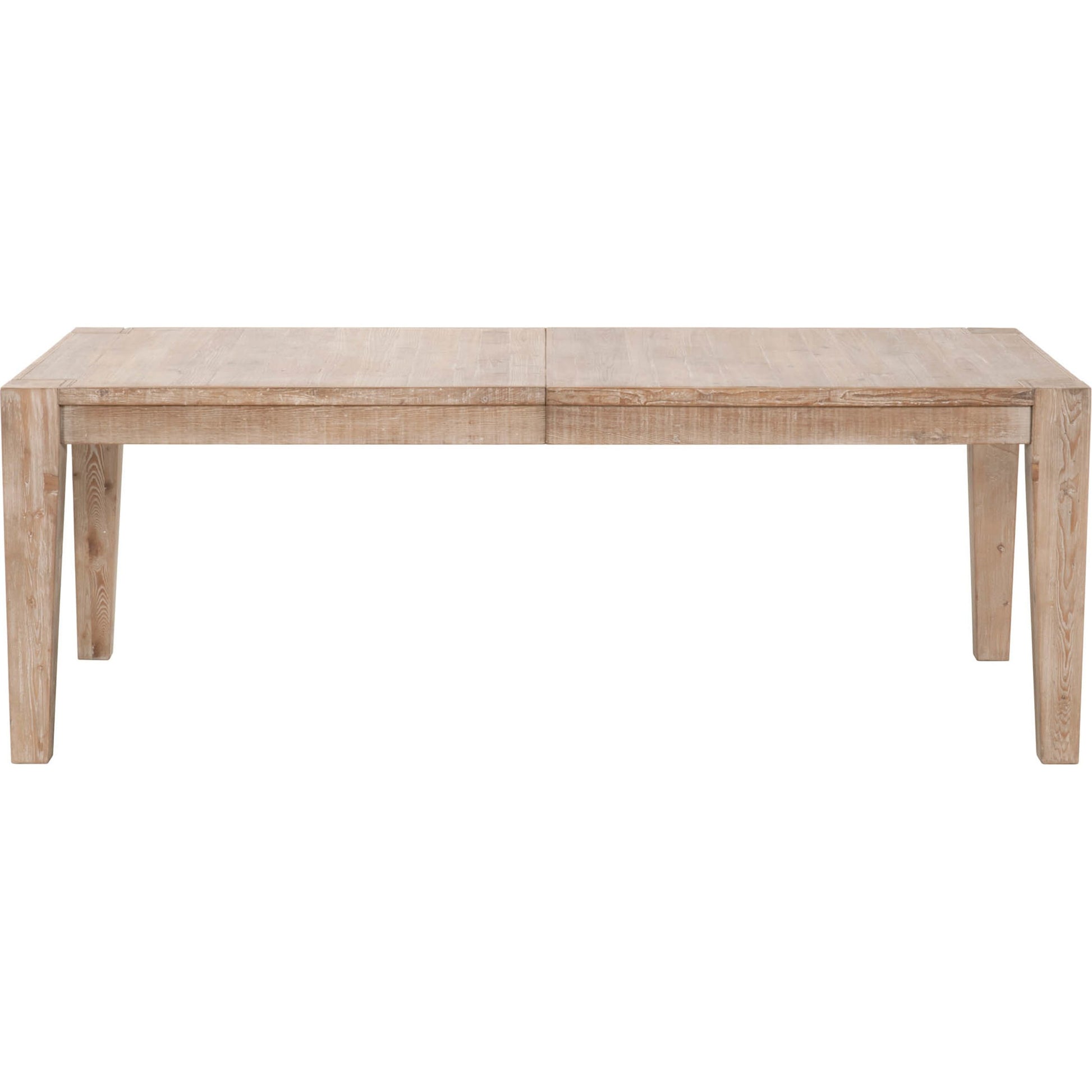 Canal Dining Table by Essentials For Living in smoke gray pine, brushed gold inlay. Made from reclaimed pine, reclaimed pine veneer, metal in a cottage & farmhouse style.