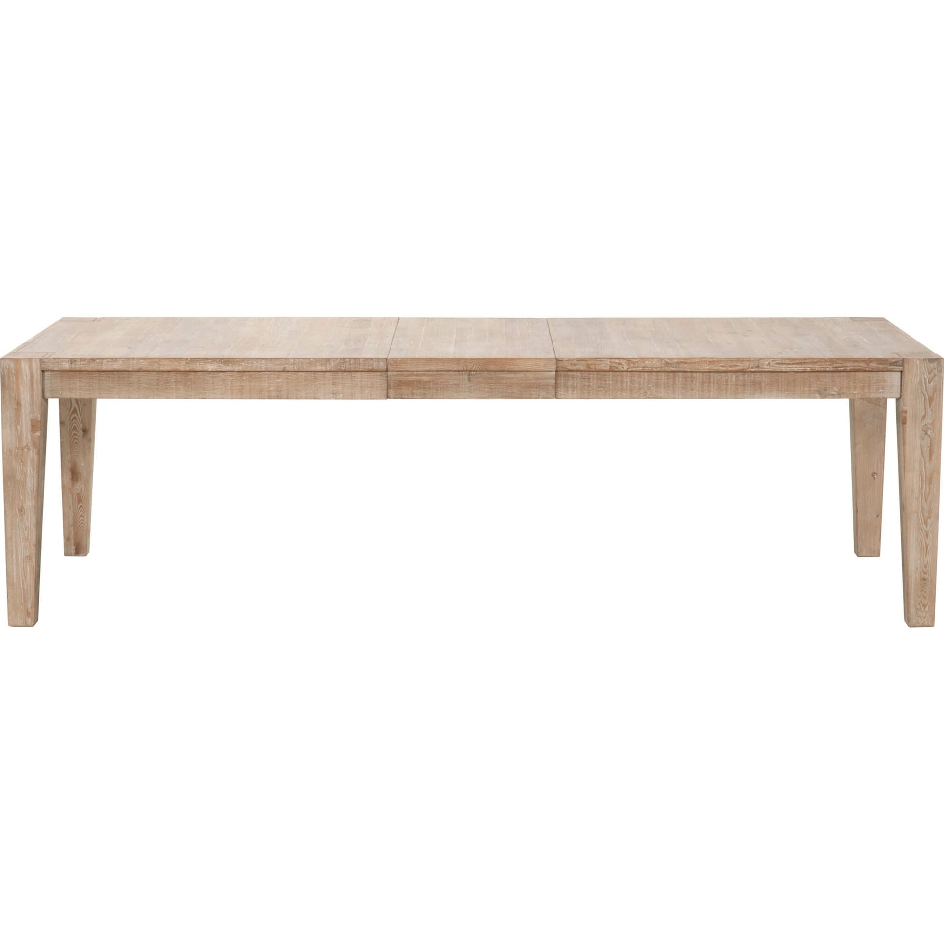 Canal Dining Table by Essentials For Living in smoke gray pine, brushed gold inlay. Made from reclaimed pine, reclaimed pine veneer, metal in a cottage & farmhouse style.