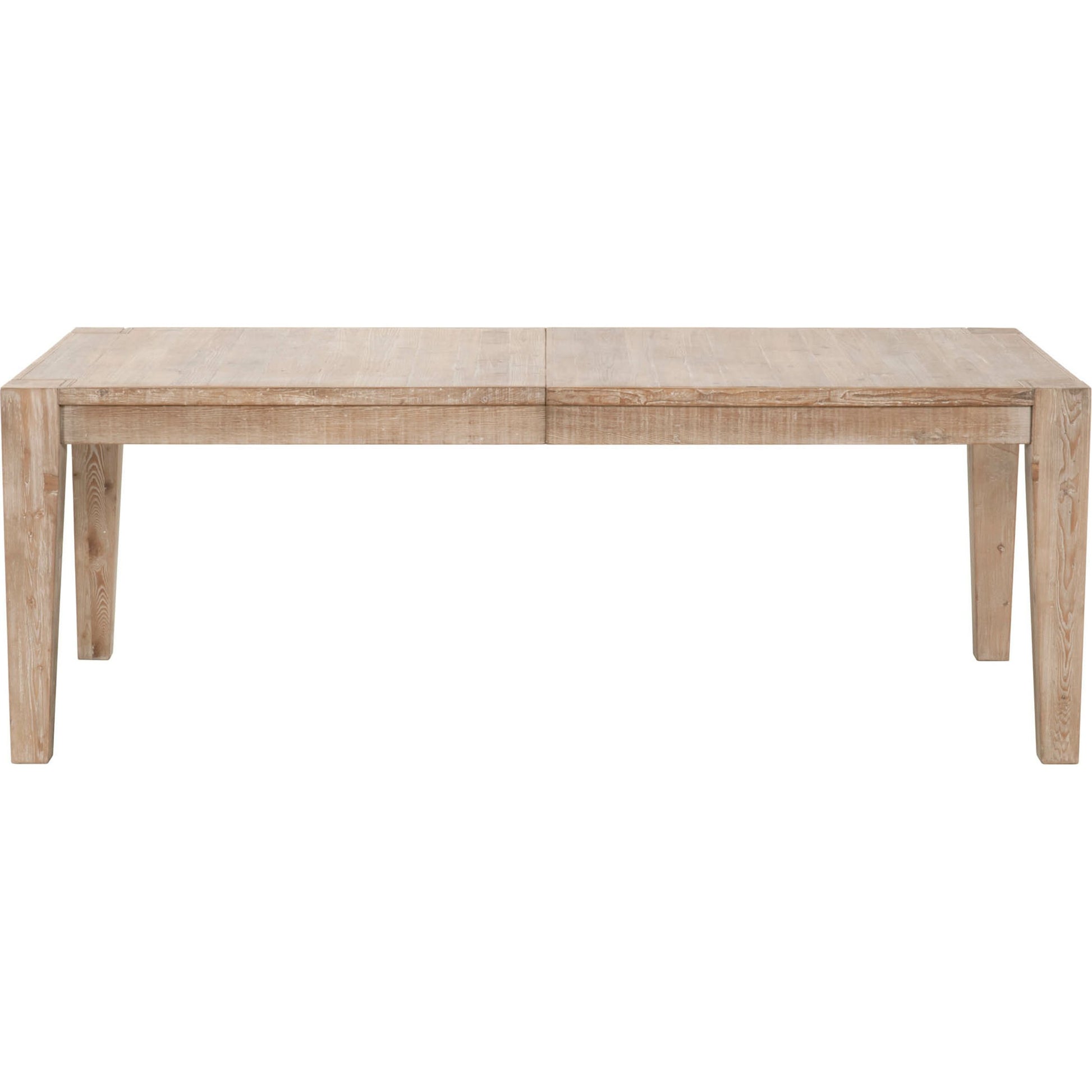 Canal Dining Table by Essentials For Living in smoke gray pine, brushed gold inlay. Made from reclaimed pine, reclaimed pine veneer, metal in a cottage & farmhouse style.