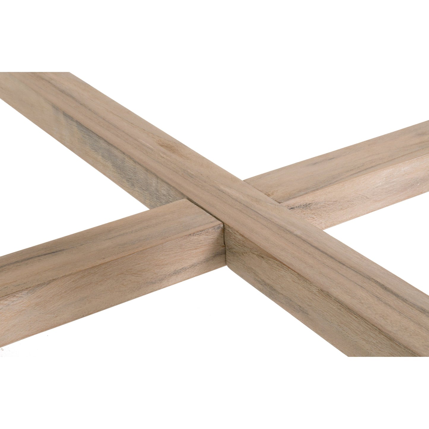 005 SR-789346 | Closeup | Carmel Square Counter Table by Essentials For Living in gray. Made from solid teak in a coastal style.