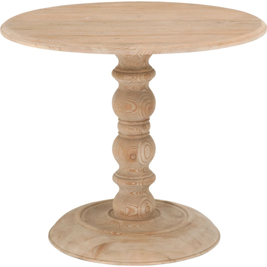 Chelsea Dining Table by Essentials For Living in smoke gray. Made from solid reclaimed pine, reclaimed pine veneer in a cottage & farmhouse style.