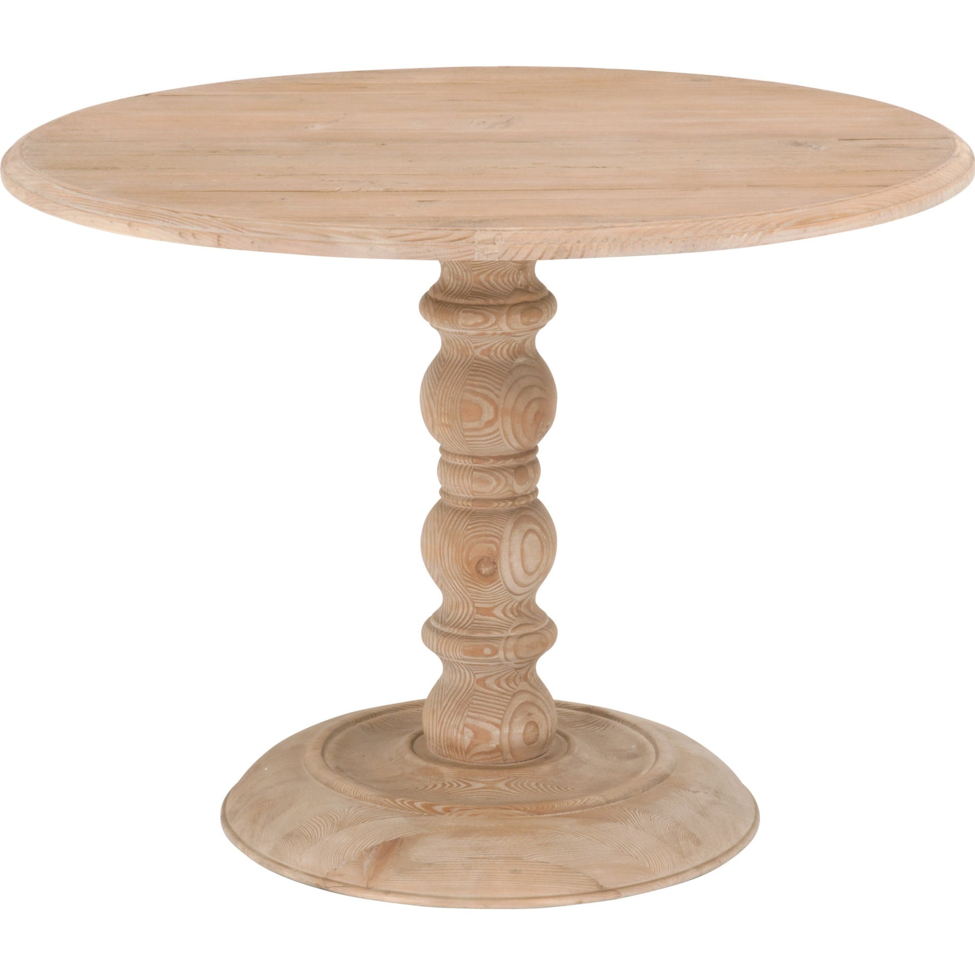 Chelsea Dining Table by Essentials For Living in smoke gray. Made from solid reclaimed pine, reclaimed pine veneer in a cottage & farmhouse style.