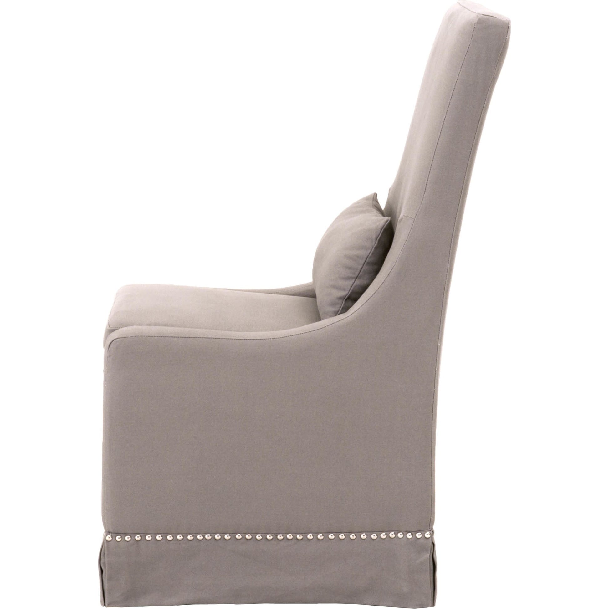 Colleen Dining Chair (Set of 2) by Essentials For Living in bisque french linen. Made from solid birch, 100% french linen in a transitional style.