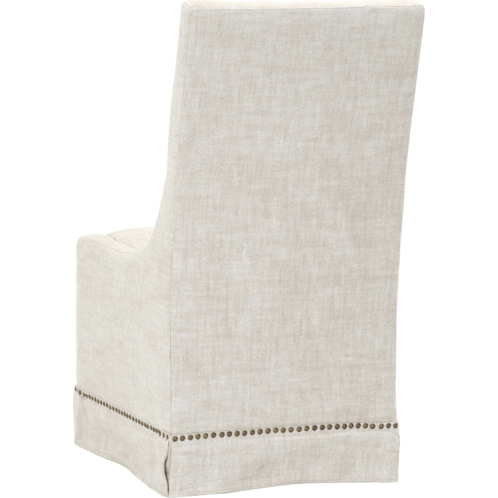 Colleen Dining Chair (Set of 2) by Essentials For Living in bisque french linen. Made from solid birch, 100% french linen in a transitional style.