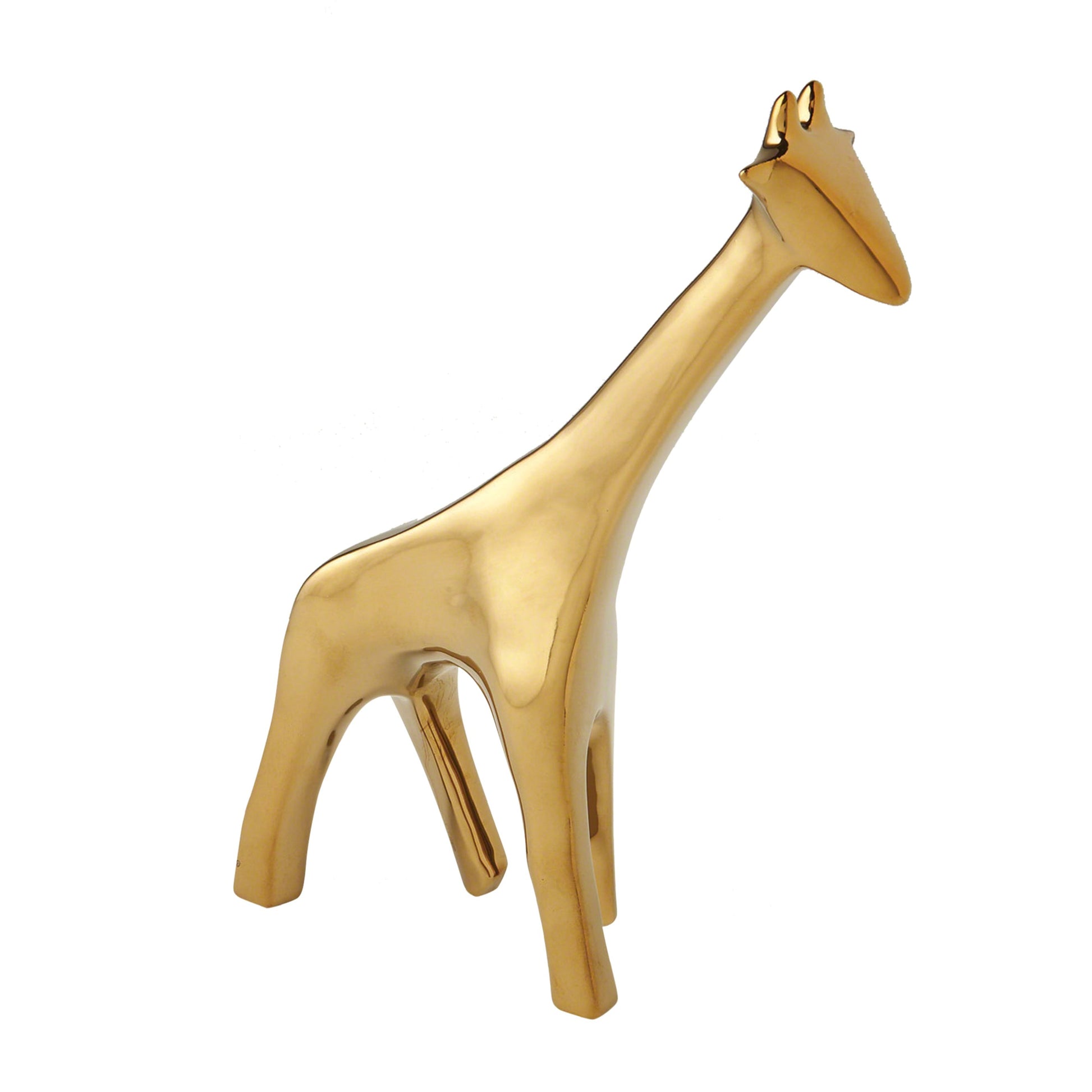 Giraffe by Global Views in white. Made from ceramic in a eclectic & global style.