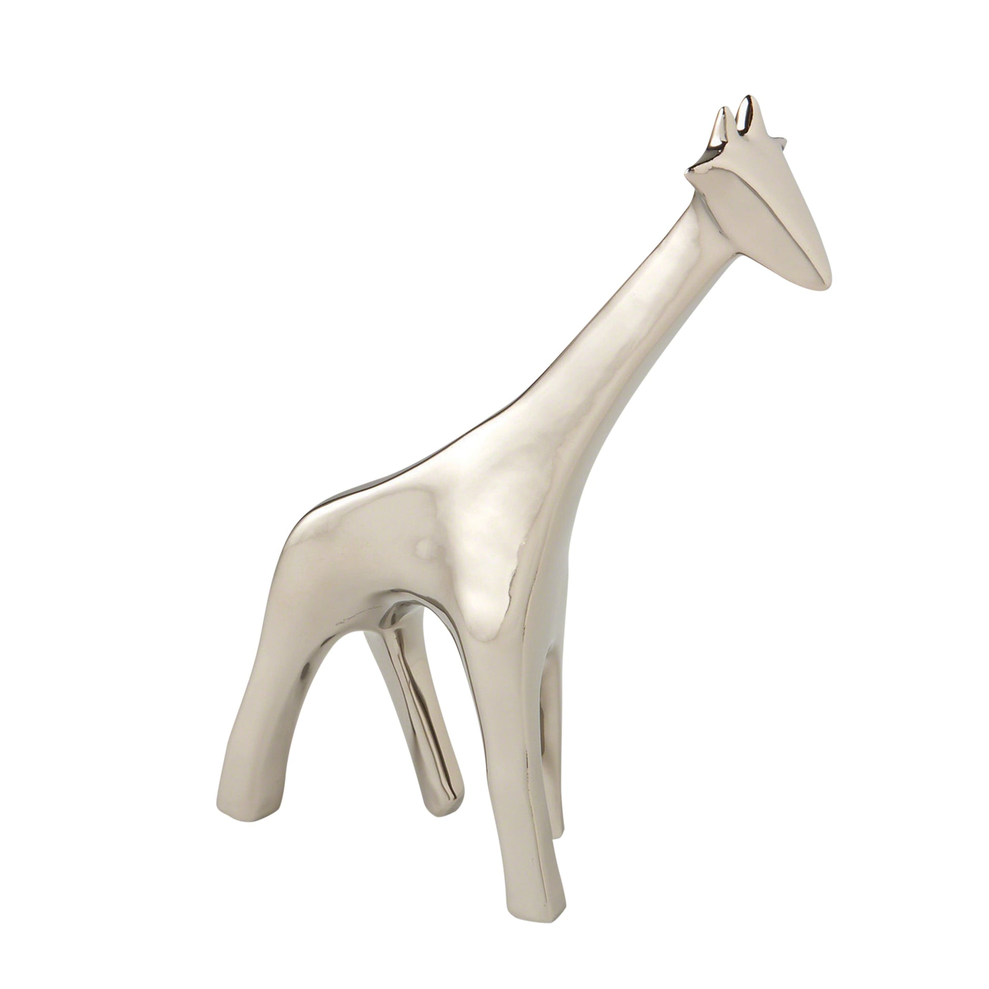Giraffe by Global Views in white. Made from ceramic in a eclectic & global style.