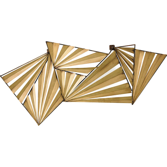 Deco Wall Decor by Global Views. Made from brass in a eclectic & global style.