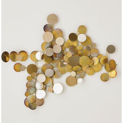 Dot Wall Decor by Global Views. Made from brass in a eclectic & global style.