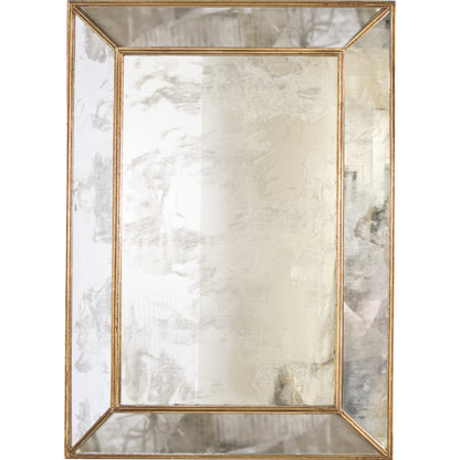 Dion Antique Mirror by Worlds Away. Made from hardwood solids, glass in a transitional style.