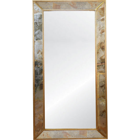 Dion Floor Mirror by Worlds Away. Made from hardwood solids, glass in a transitional style.