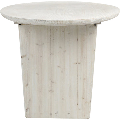 Abraham White-Washed Reclaimed Wood Oval Dining Table by Arch & Plane in white and white wash seal. Made from reclaimed pine in a modern style.