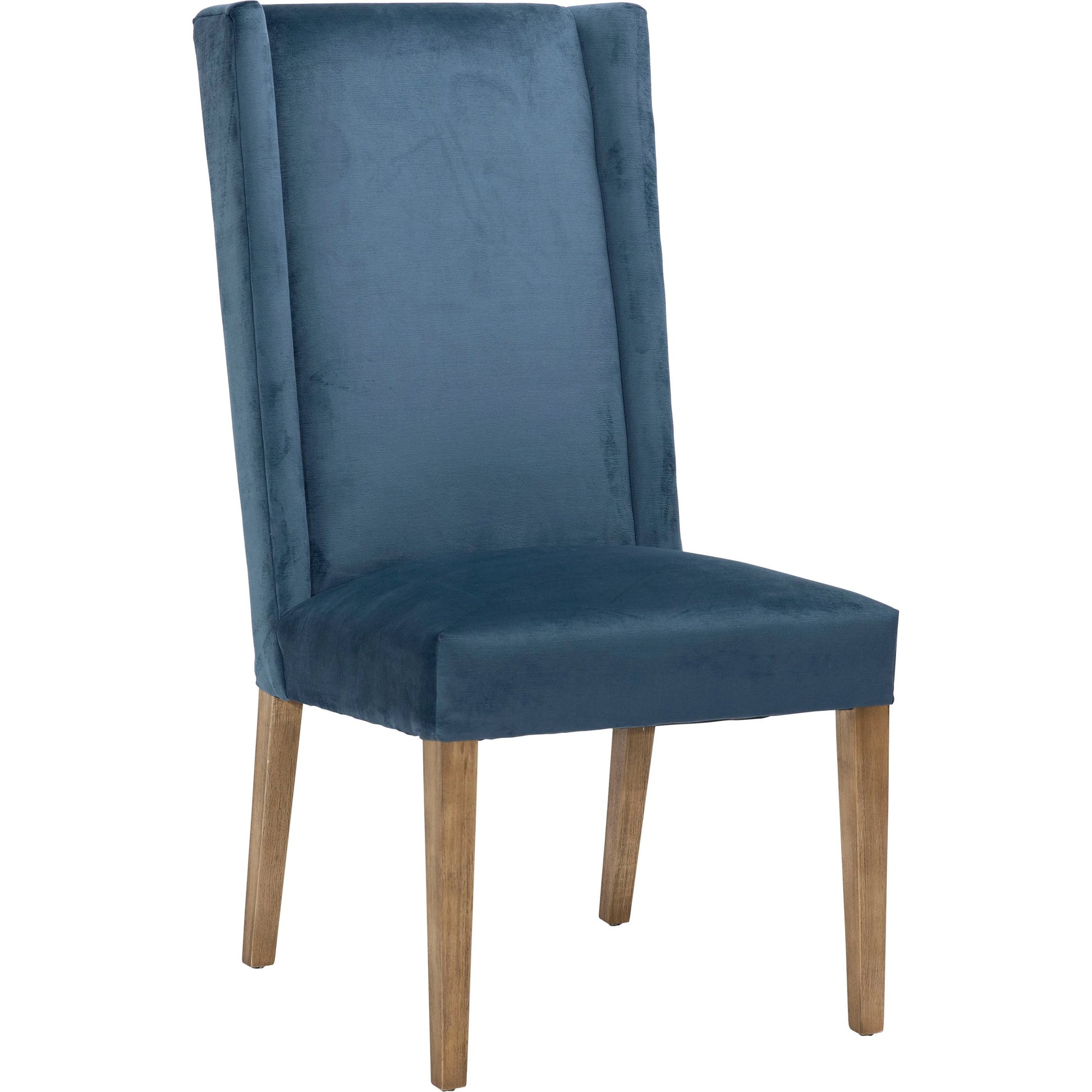 Branden Velvet Parsons Side Chair by Arch & Plane in white sand, medium brown and fabric. Made from velvet in a modern style.