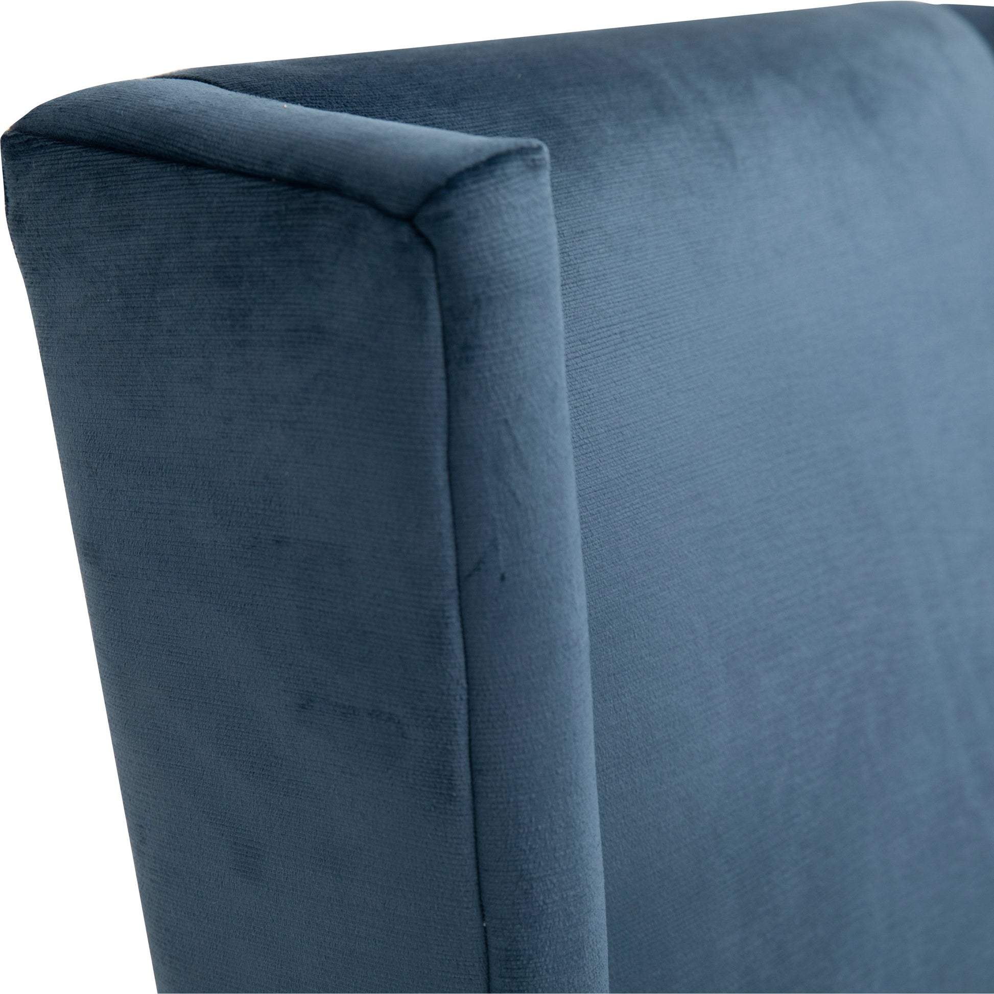 Branden Velvet Parsons Side Chair by Arch & Plane in white sand, medium brown and fabric. Made from velvet in a modern style.