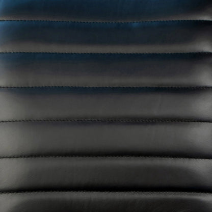 Tess Black Leather Counter Stool by Arch & Plane in black. Made from top grain leather in a modern style.