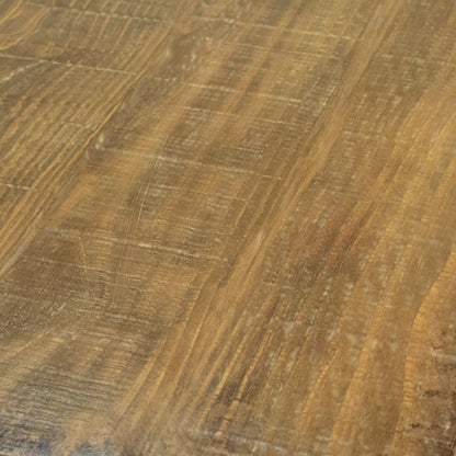 Dorsey Reclaimed Pine Dining Table by Arch & Plane in white wash. Made from reclaimed pine in a modern style.