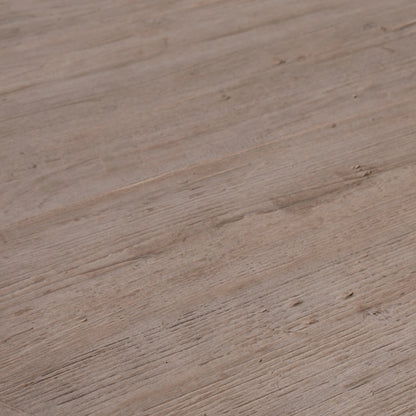 Clint Reclaimed Pine Round Pedestal Dining Table by Arch & Plane in light brown. Made from reclaimed pine in a modern style.