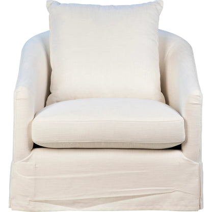 Kendall Linen Slip Cover Accent Chair by Arch & Plane. Made from unique in a modern style.
