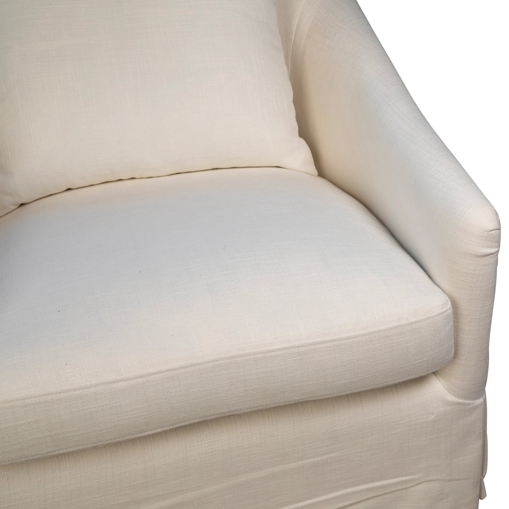 Kendall Linen Slip Cover Accent Chair by Arch & Plane. Made from unique in a modern style.