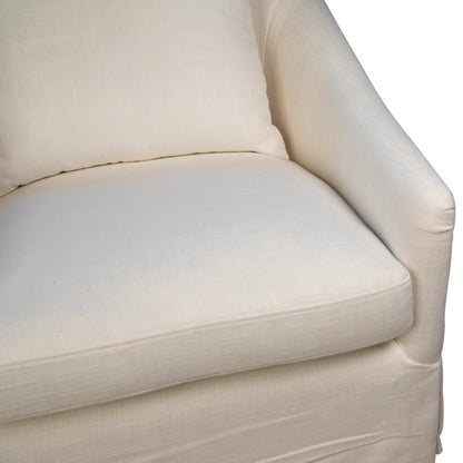 Kendall Linen Slip Cover Accent Chair by Arch & Plane. Made from unique in a modern style.