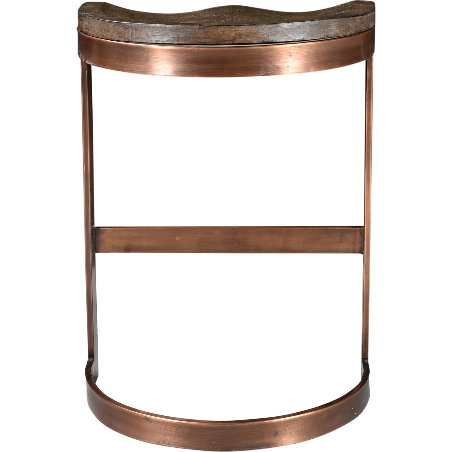 003 S-344715 | Additional Silo | Bancroft Counter Stool by Moe's Home Collection in gray and matt lacquer, water-based stain. Made from solid mango wood, iron base, metal in a modern style.