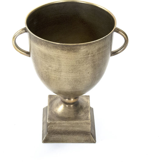 Camille Trophy by Zentique in antique gold and iron sheet. Made from iron sheet in a cottage & farmhouse style.