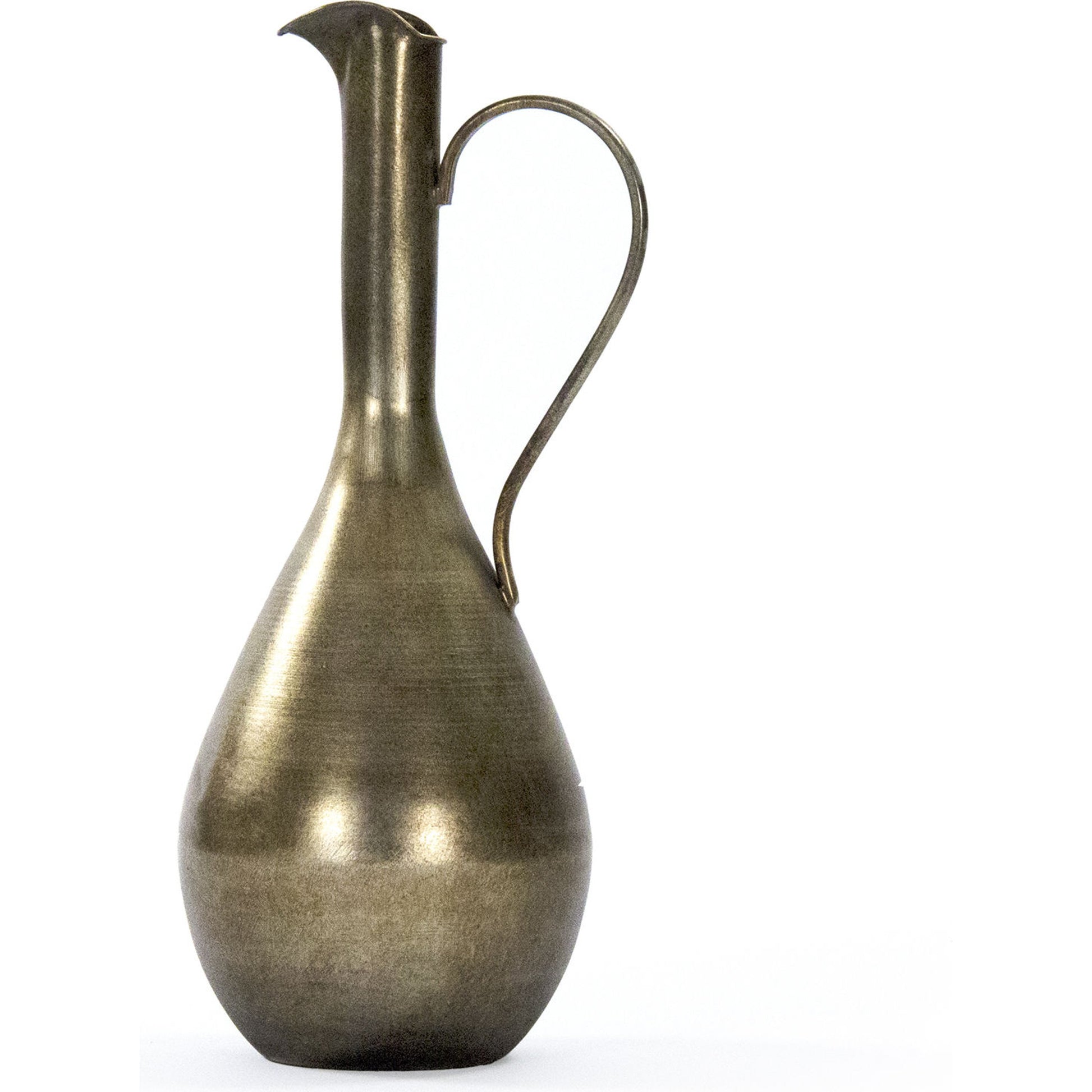 Blaise Jug by Zentique in antique gold and iron sheet. Made from iron sheet in a eclectic & global style.