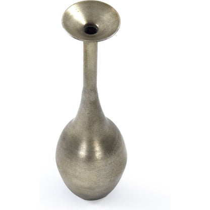 Noelle Bottle by Zentique in antique gold and iron sheet. Made from iron sheet in a eclectic & global style.