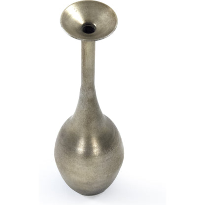 Noelle Bottle by Zentique in antique gold and iron sheet. Made from iron sheet in a eclectic & global style.