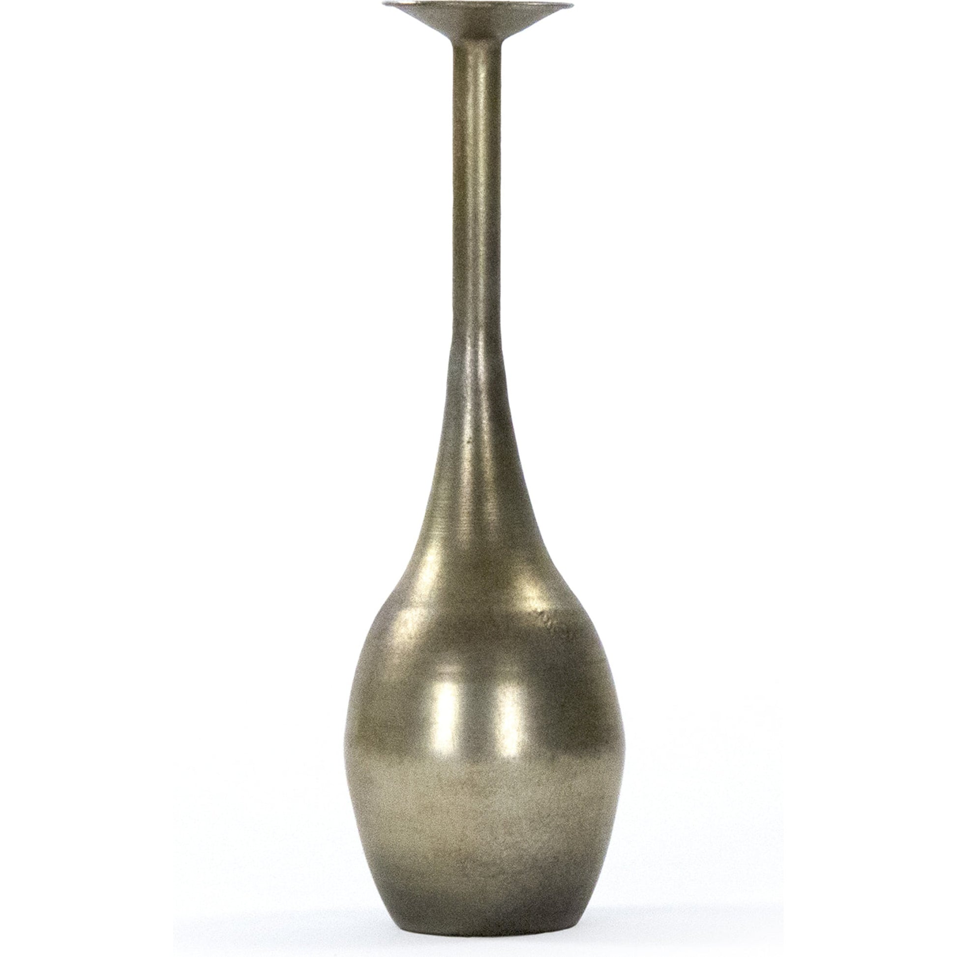 Noelle Bottle by Zentique in antique gold and iron sheet. Made from iron sheet in a eclectic & global style.