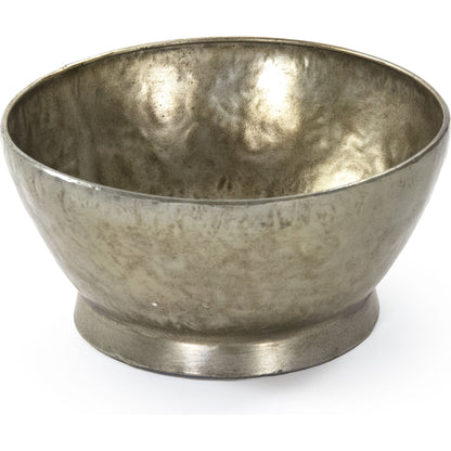 Edgard Bowl by Zentique in antique gold and iron sheet. Made from iron sheet in a eclectic & global style.