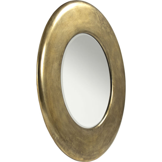 Aceline Mirror by Zentique in antique bronze and wood, mirror, mdf. Made from wood, mirror, mdf in a modern style.