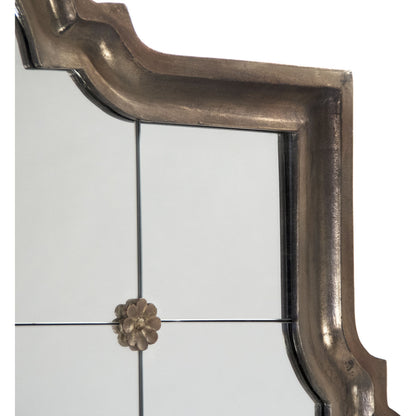 Rafa Mirror by Zentique in antique bronze and resin, mirror, mdf. Made from resin, mirror, mdf in a traditional style.